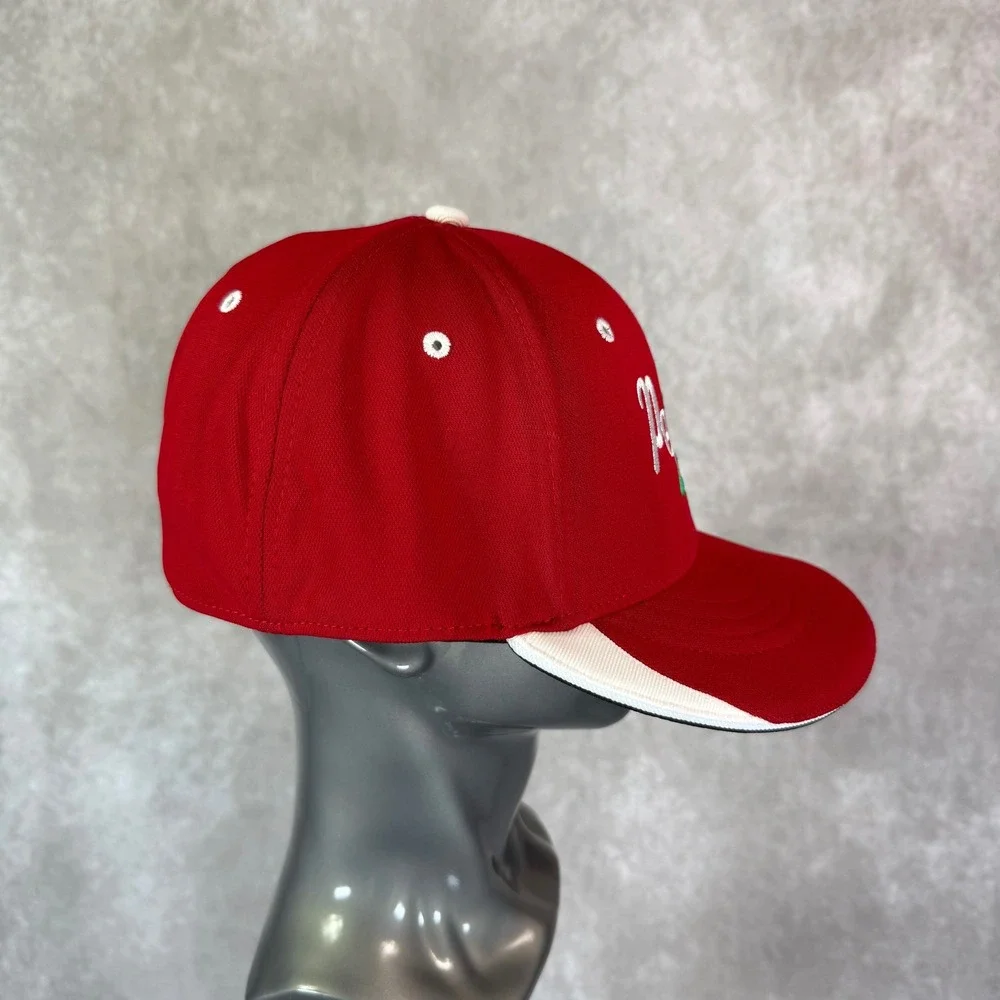 Outdoor Cap Peppers Hat Mens L/XL Red Solid Proflex Team Green Bamboo Charcoal